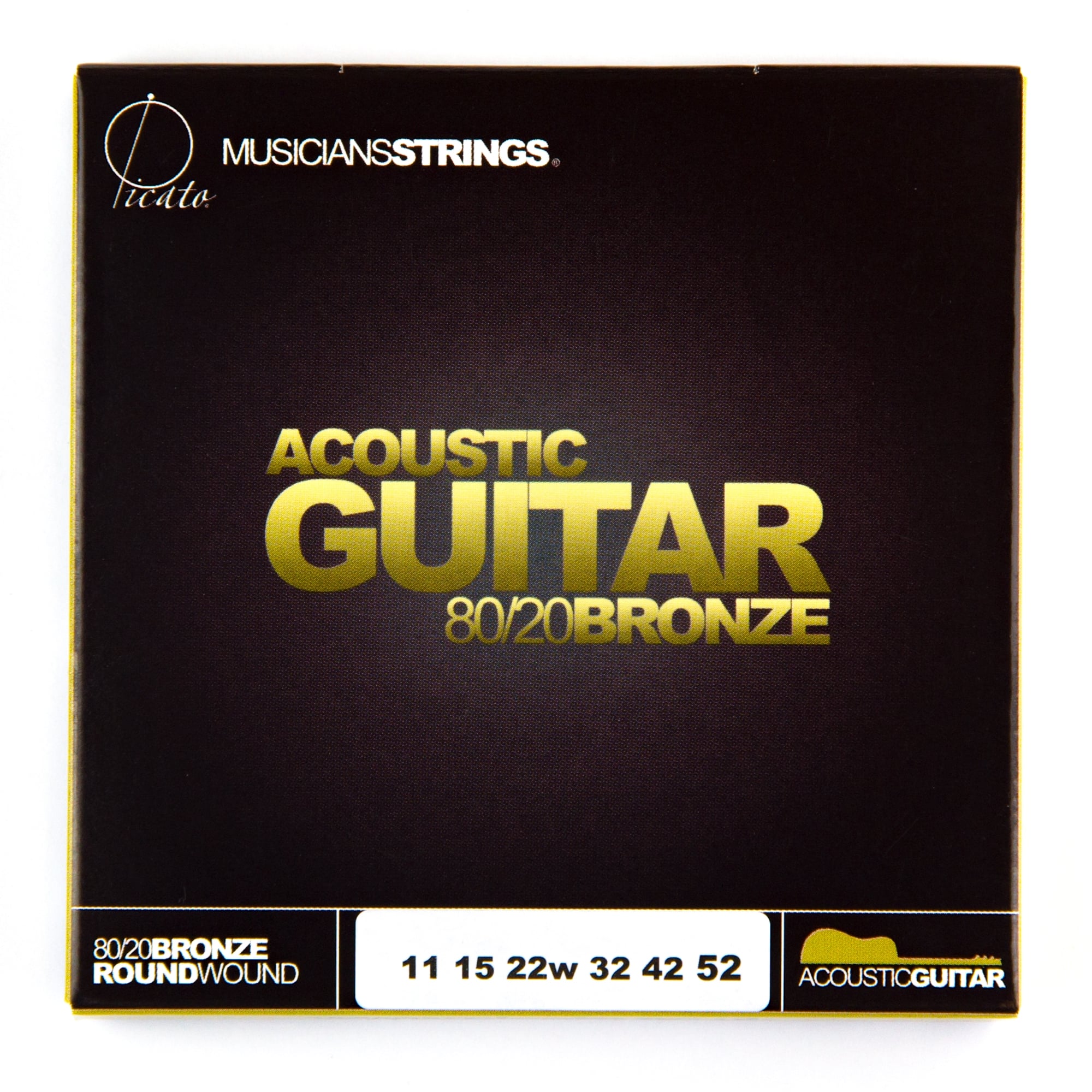 Picato 80 20 Bronze 11 52 Acoustic Guitar Strings Custom Light picato-80-20-bronze-11-52-acoustic-guitar-strings-custom-light