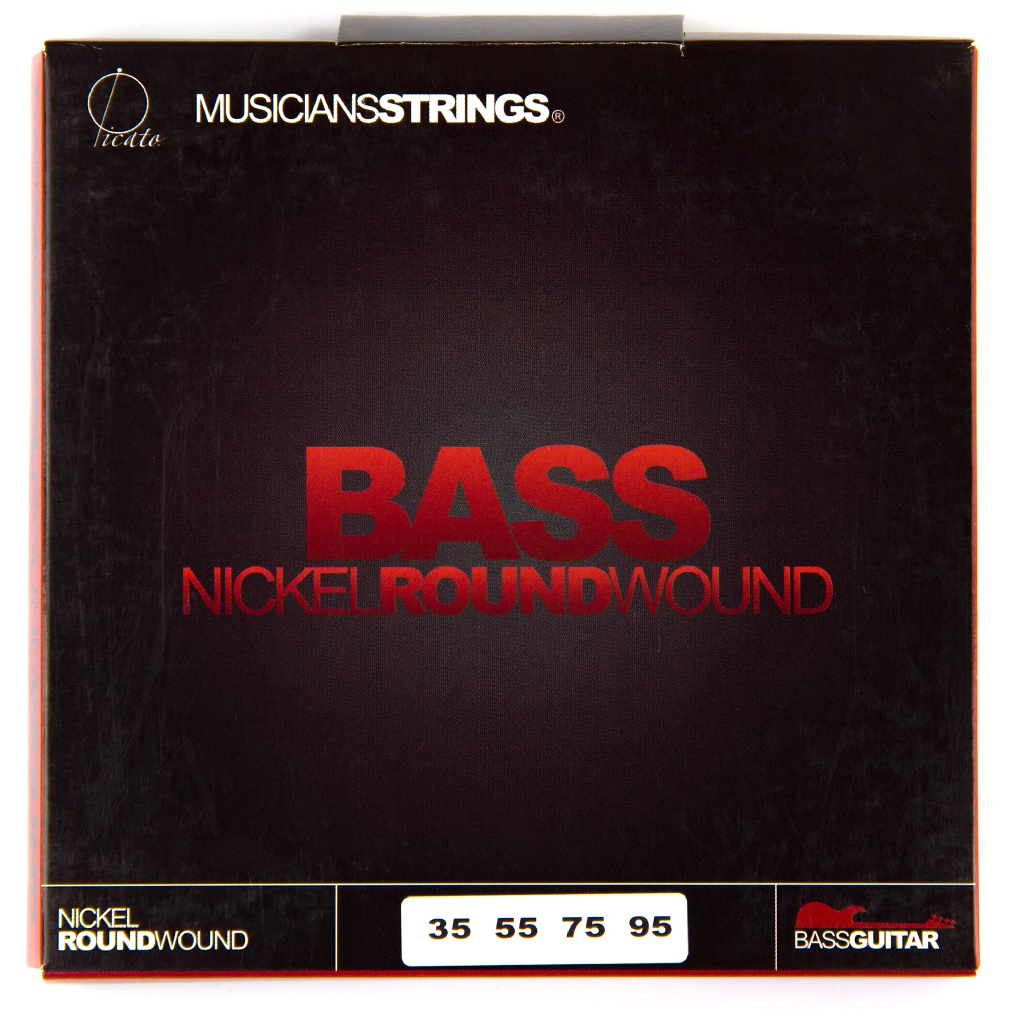 Picato Nickel Roundwound 35-95 Bass Guitar Strings, Long Scale