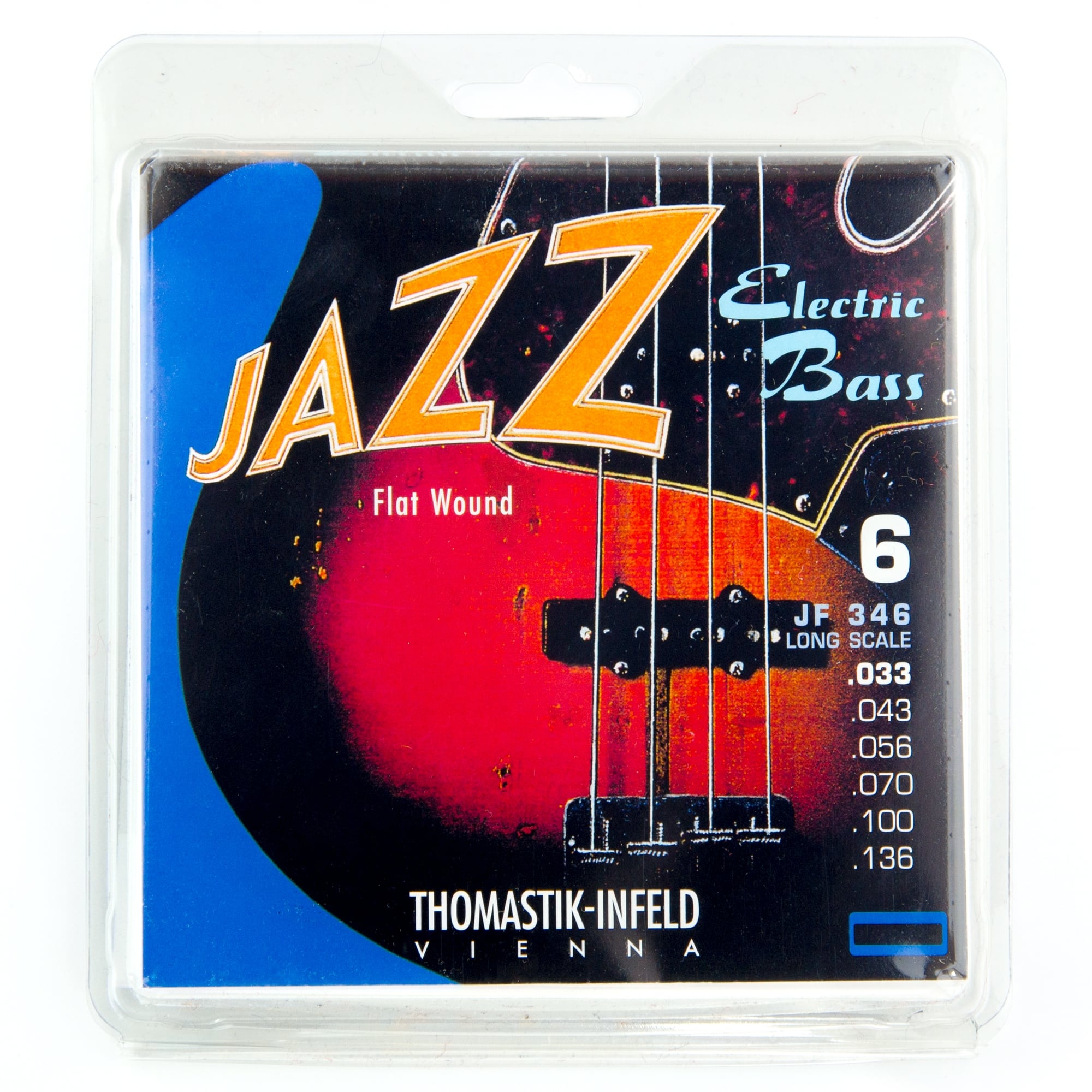 Thomastik-Infeld JF344 [Nickel Flat Wound Roundcore Bass Strings for Long Scale 34 inch 4-strings]