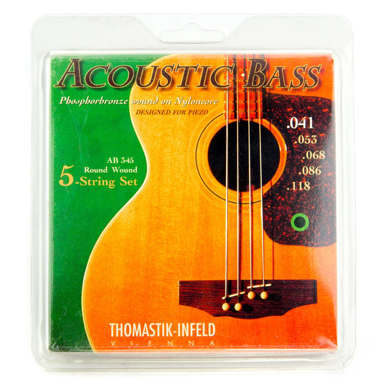 Thomastik-Infeld Phosphor Bronze 41-118 5-String Acoustic Bass Strings [AB345]