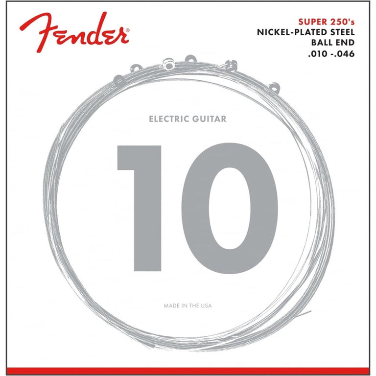 Fender 250R Nickel Wound 10-46 Electric Guitar Strings