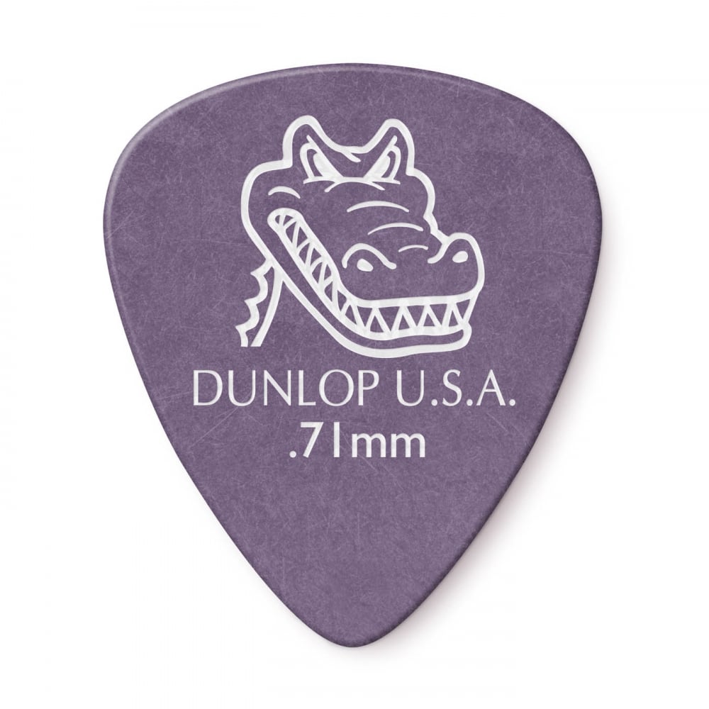 Jim Dunlop Gator Grip Standard 0.71mm Guitar Plectrums (12-Pack)