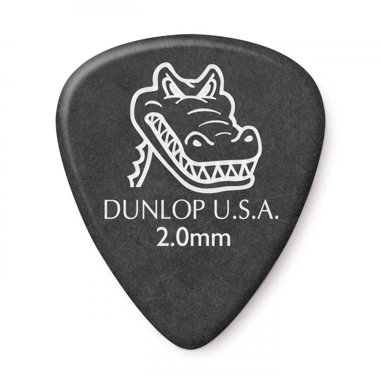 Jim Dunlop Gator Grip Standard 2.00mm Guitar Plectrums (12-Pack)