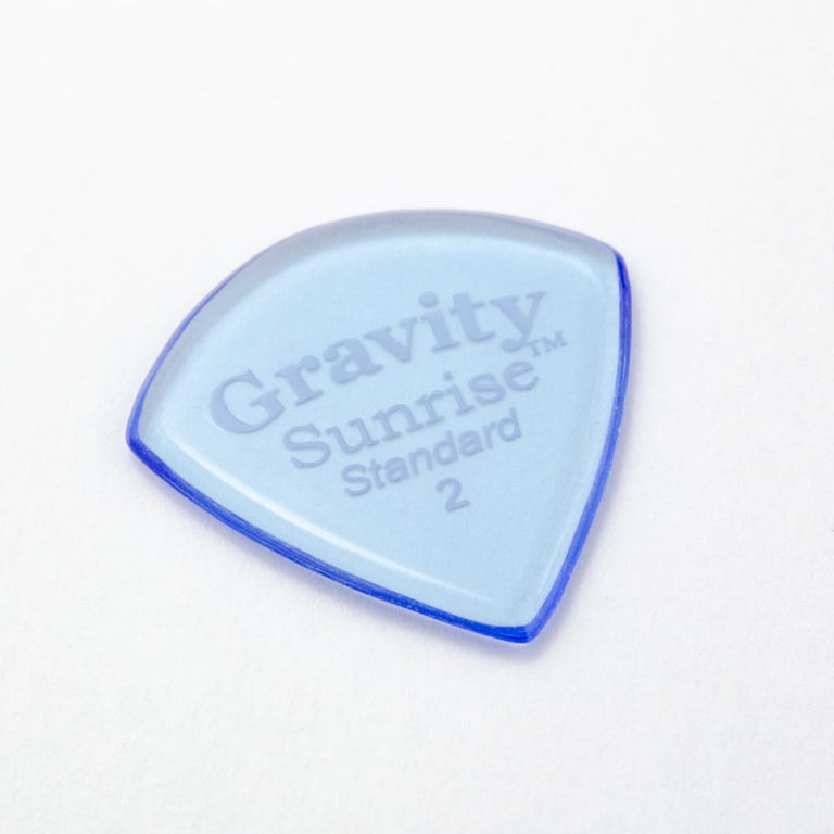 Gravity Sunrise Standard 2.0mm Polished Finish Blue Plectrum