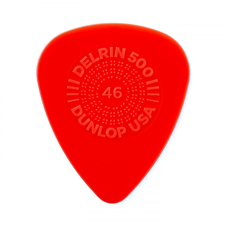 Jim Dunlop Prime Grip Delrin 500 Guitar Picks .46mm, 12-Pack