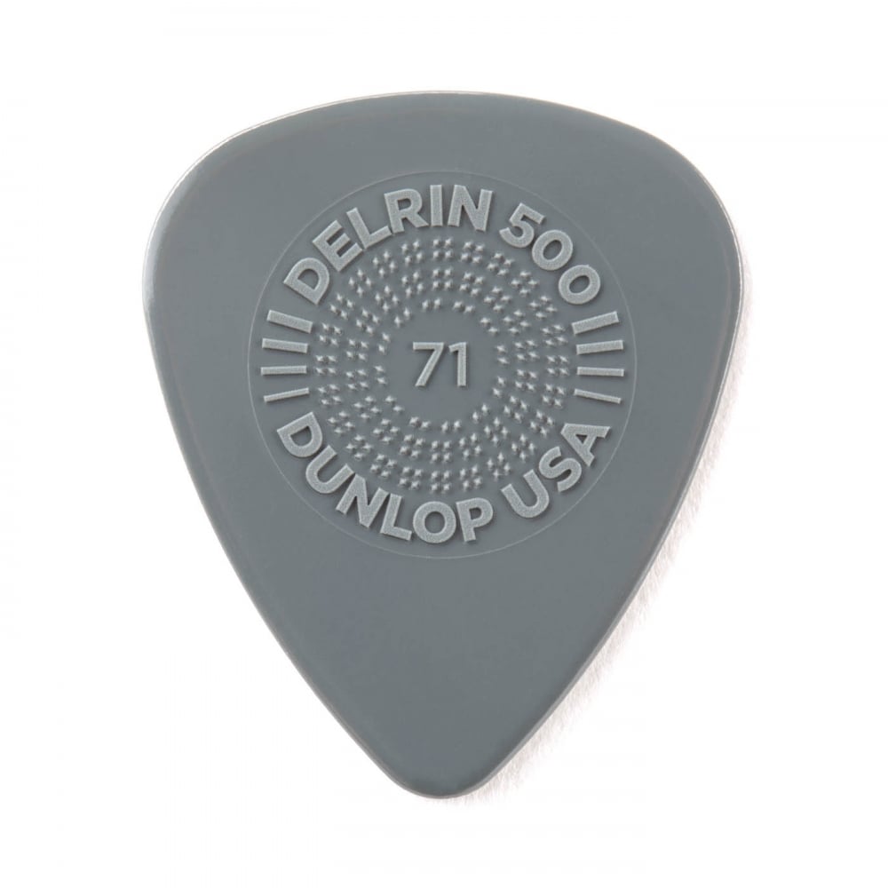 Jim Dunlop Prime Grip Delrin 500 Guitar Picks .71mm, 12-Pack