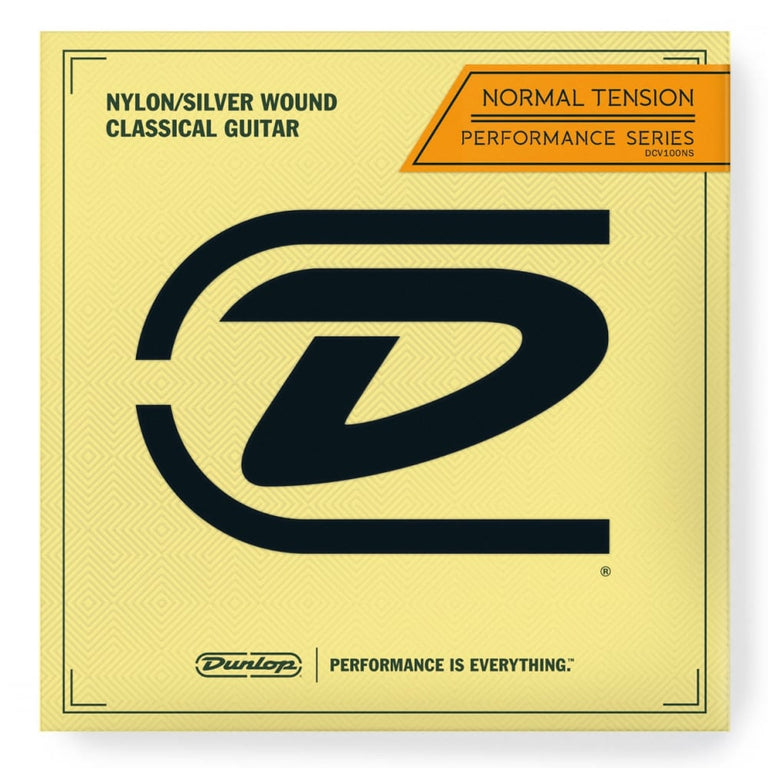Jim Dunlop Performance Series Crystal/Silver Wound Normal Tension Classical Guitar Strings