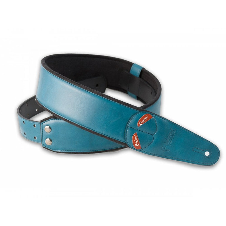 RightOn MOJO Series Vegan Guitar Strap, CHARM Teal