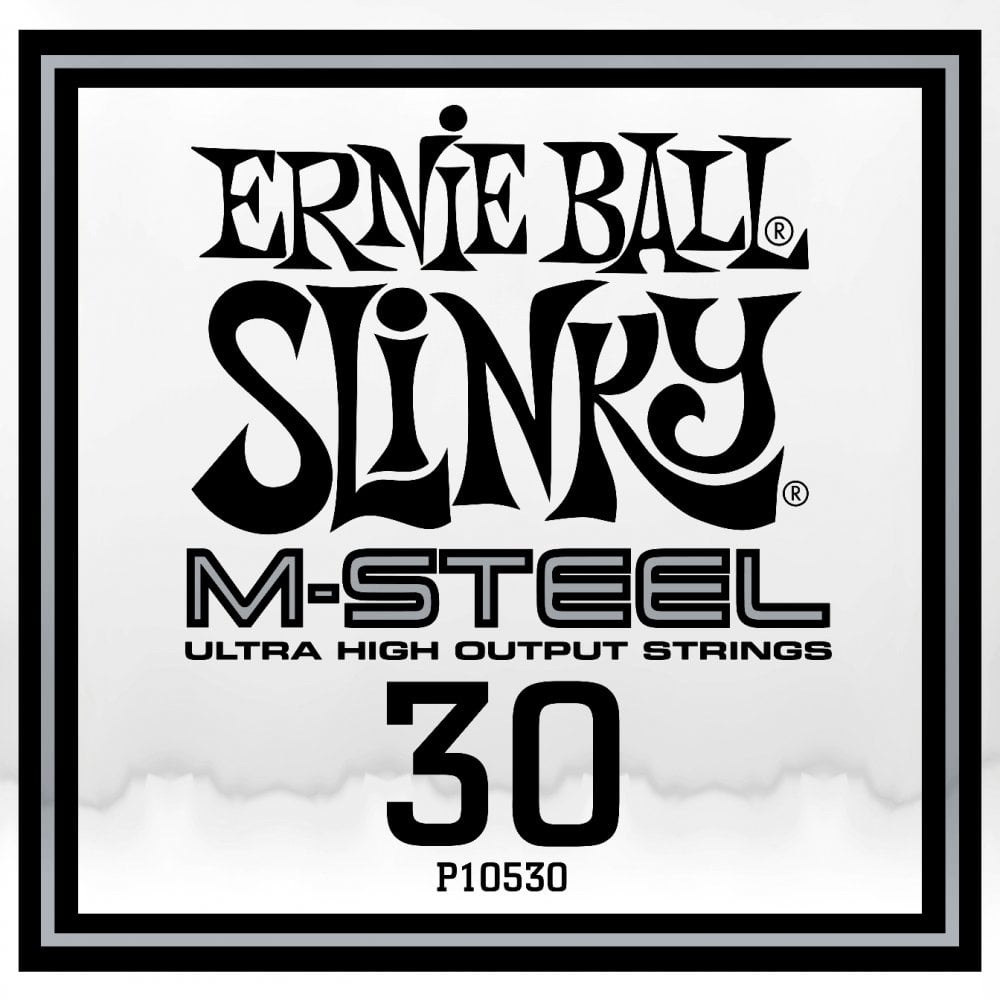 Ernie Ball M-STEEL Slinky Cobalt .030w Electric Guitar Single String