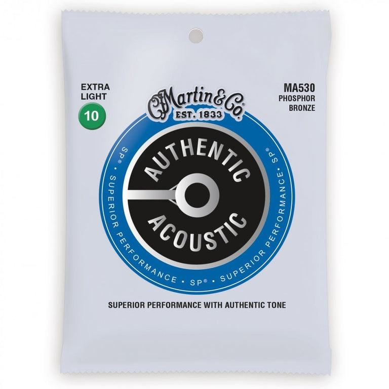 Martin Authentic Acoustic SP Phosphor Bronze 10-47 Acoustic Guitar Strings