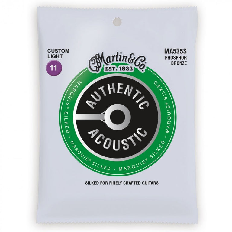 Martin Authentic Acoustic Marquis Phosphor Bronze 11-52 Acoustic Guitar Strings