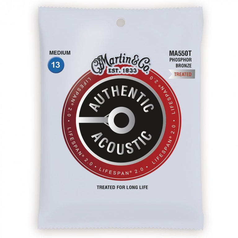 Martin Authentic Acoustic LifeSpan Phosphor Bronze 13-56 Acoustic Guitar Strings