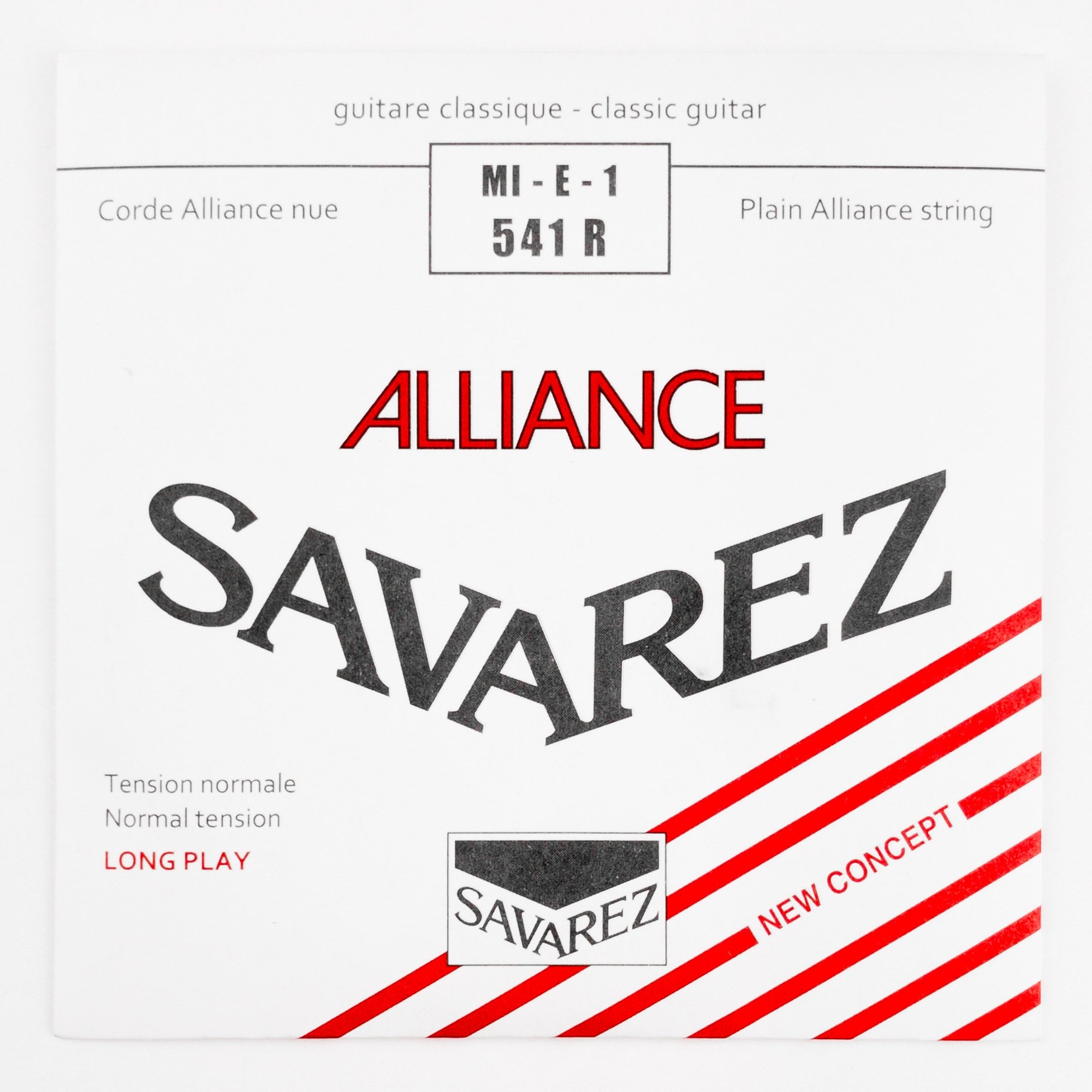 Savarez 541R Red Alliance Nylon Classical Guitar E-1st Single String, Normal Tension