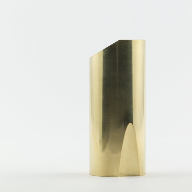 Rock Slide Polished Brass Guitar Slide, Small