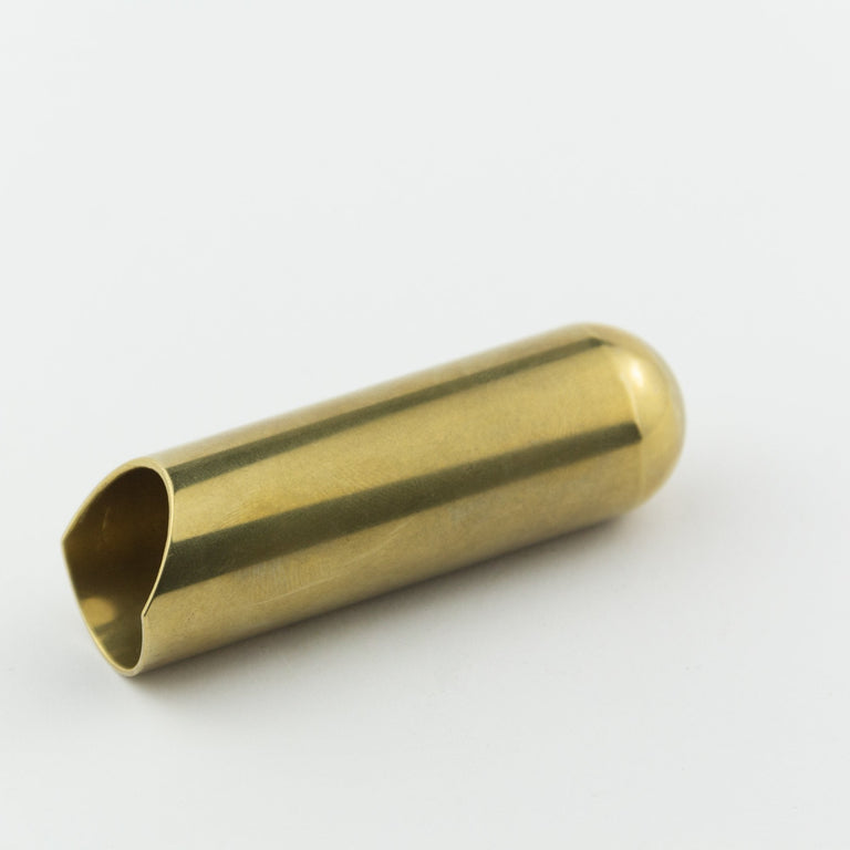 Rock Slide Balltip Lap/Pedal Steel Brass Guitar Slide, Medium