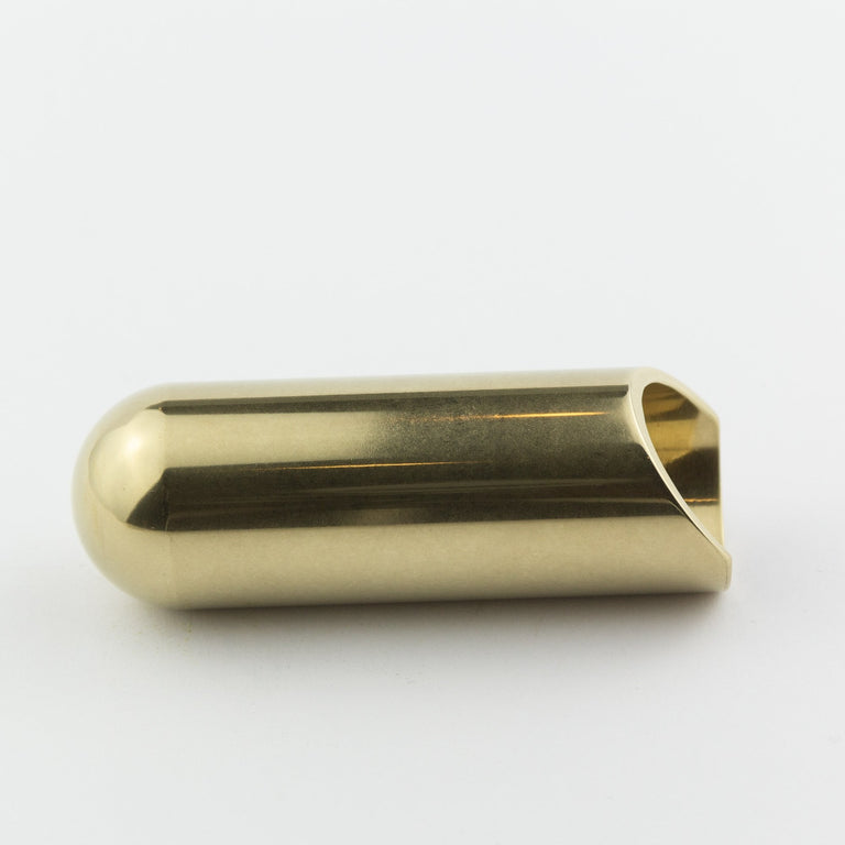 Rock Slide Balltip Lap/Pedal Steel Brass Guitar Slide, Large