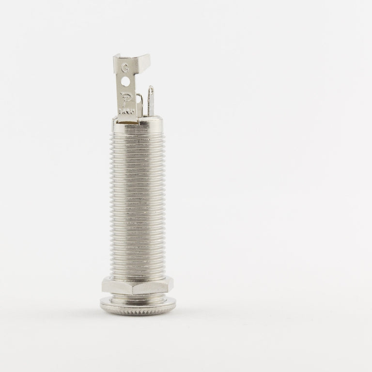 Pure Tone Full Contact Output Mono/Stereo Barrel Jack, Nickel