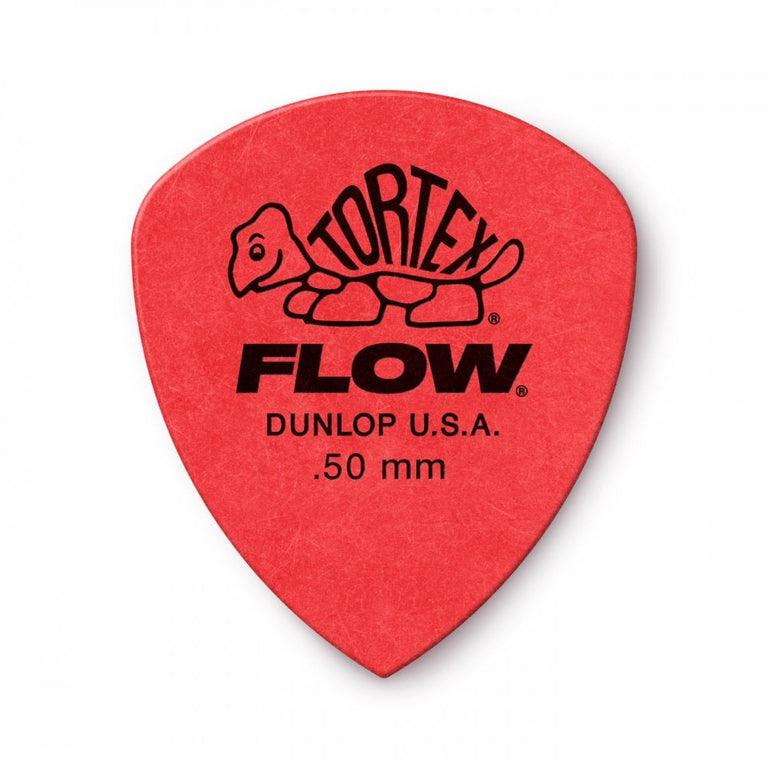 Jim Dunlop 0.50mm Tortex FLOW Standard Picks, 12-Pack