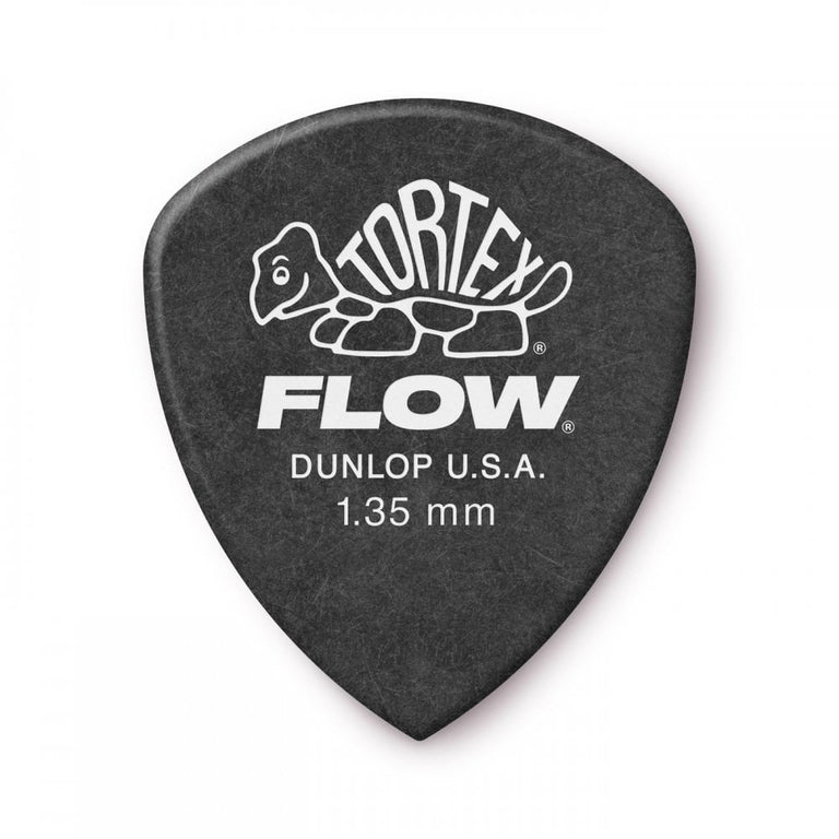 Jim Dunlop 1.35mm Tortex FLOW Standard Picks, 12-Pack
