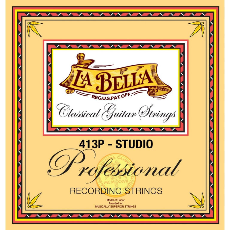 LaBella 413P Professional Studio 80/20 Bronze Classical Guitar Strings
