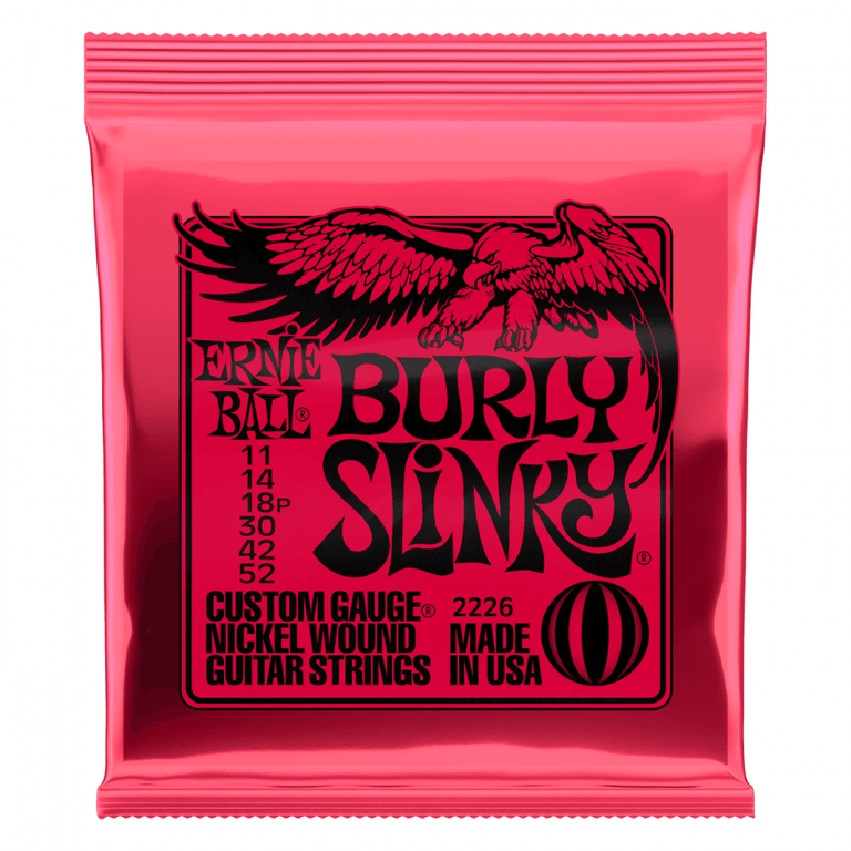 Ernie Ball 2226 Burly Slinky 11-52 Electric Guitar Strings