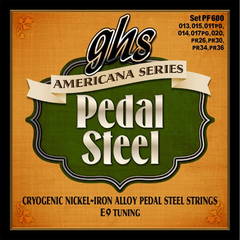 GHS Americana Nickel Pedal Steel Strings, E9 Tuning