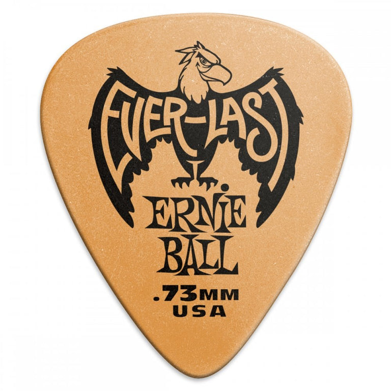 Ernie Ball Everlast Picks .73mm Orange, 12-Pack