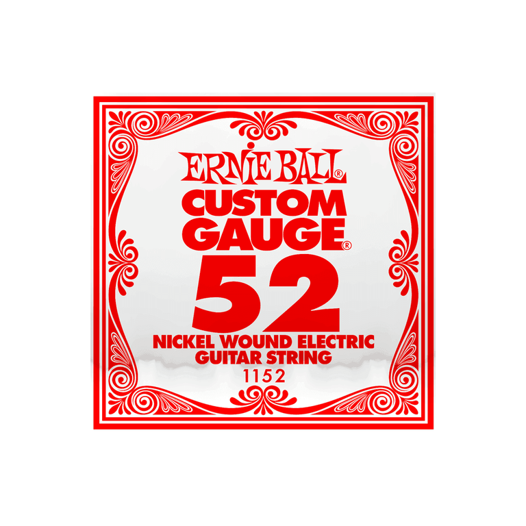 Ernie Ball Nickel Wound .052w Electric Guitar Single String