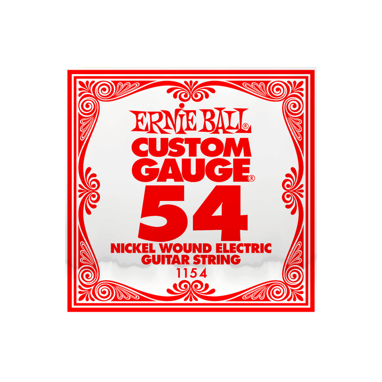 Ernie Ball Nickel Wound .054w Electric Guitar Single String