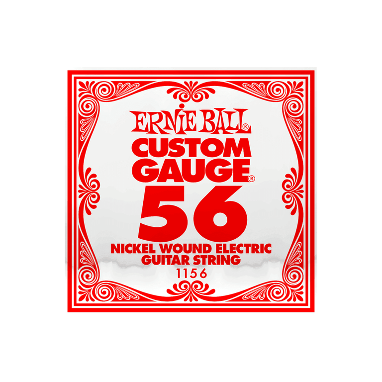 Ernie Ball Nickel Wound .056w Electric Guitar Single String