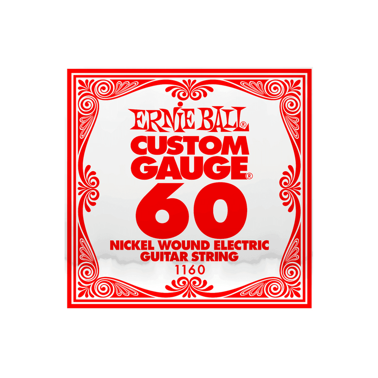 Ernie Ball Nickel Wound .060w Electric Guitar Single String