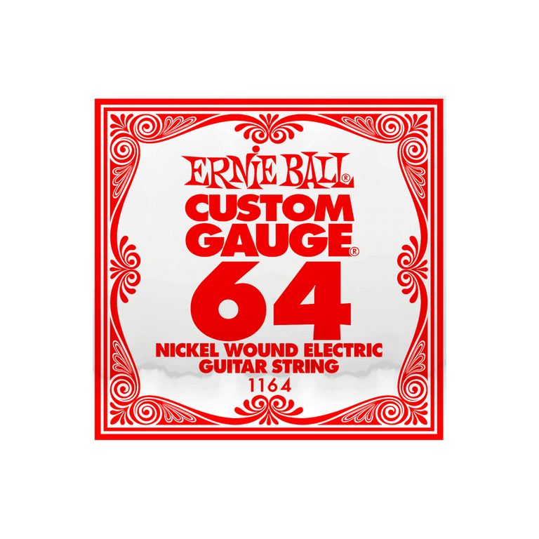 Ernie Ball Nickel Wound .064w Electric Guitar Single String