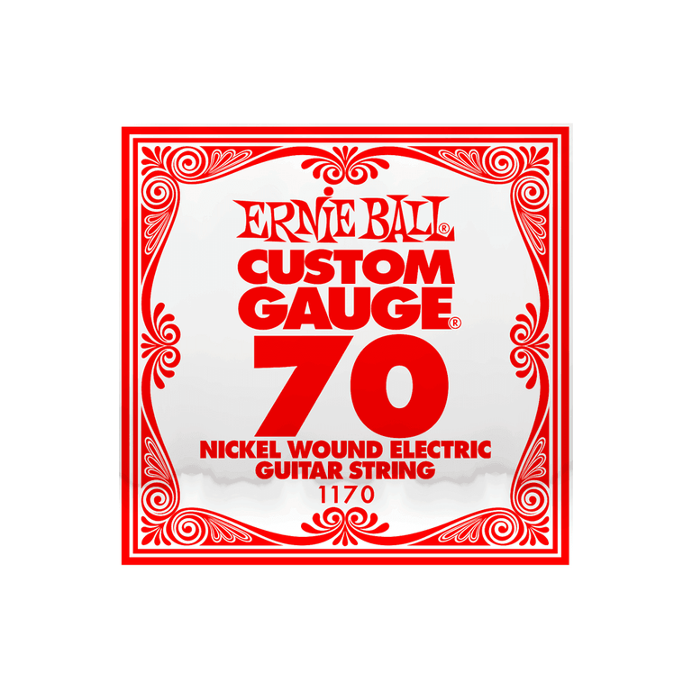 Ernie Ball Nickel Wound .070w Electric Guitar Single String