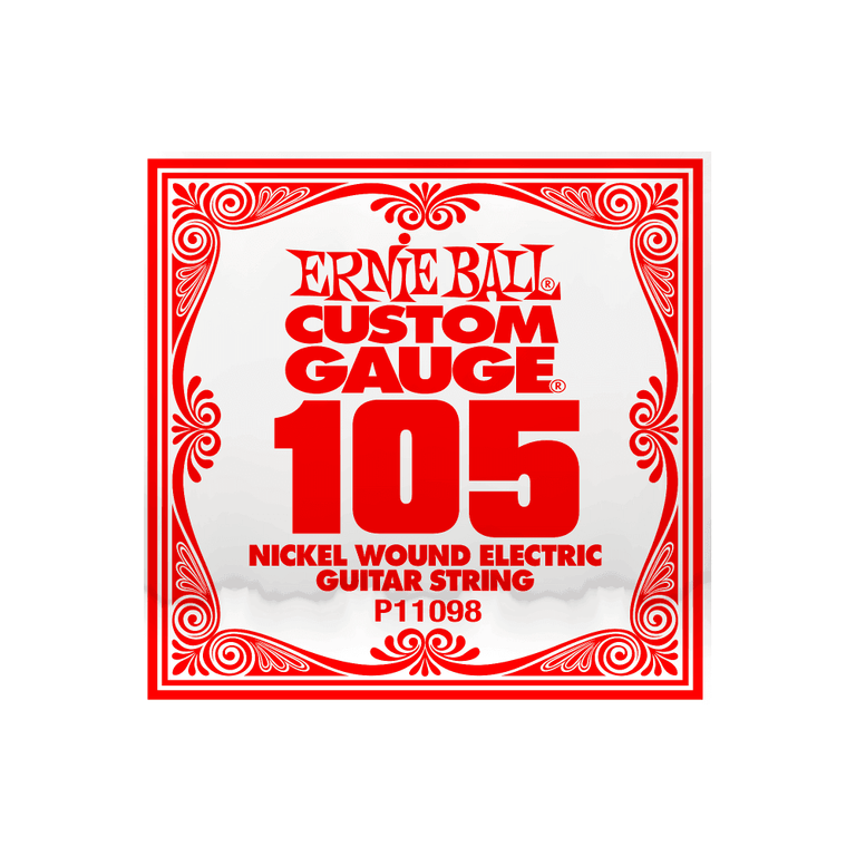 Ernie Ball Nickel Wound .105w Electric Guitar Single String (31.25