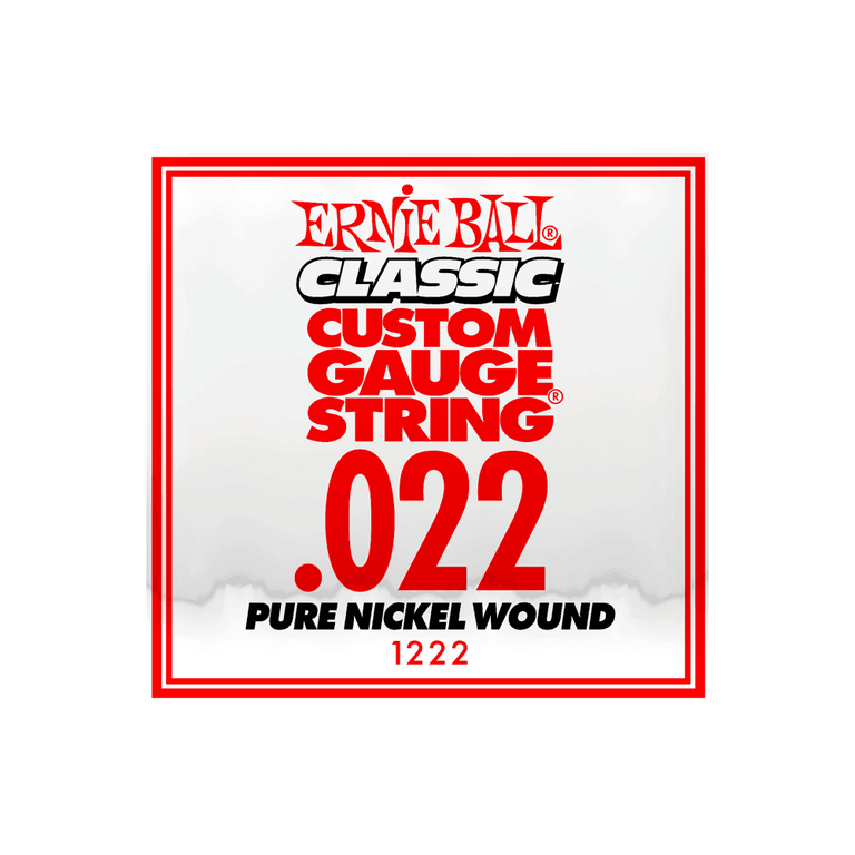 Ernie Ball Classic Slinky Pure Nickel .022w Electric Guitar Single String