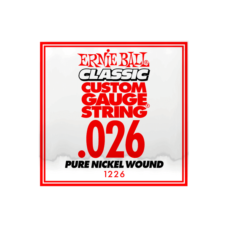 Ernie Ball Classic Slinky Pure Nickel .026w Electric Guitar Single String