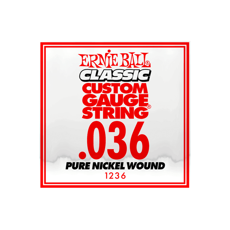 Ernie Ball Classic Slinky Pure Nickel .036w Electric Guitar Single String