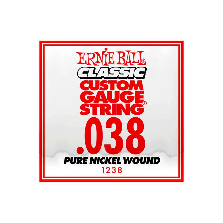 Ernie Ball Classic Slinky Pure Nickel .038w Electric Guitar Single String
