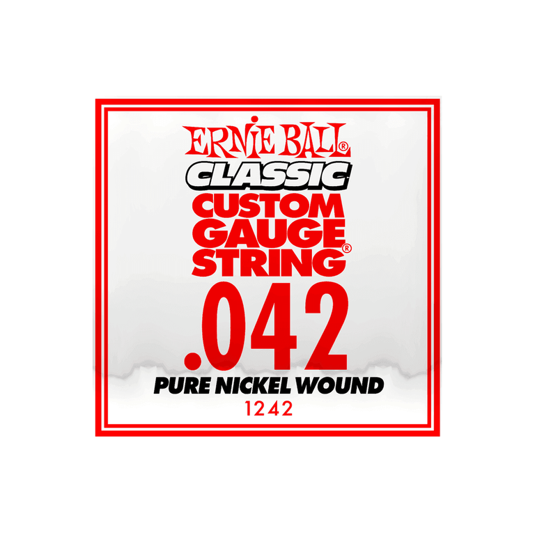 Ernie Ball Classic Slinky Pure Nickel .042w Electric Guitar Single String