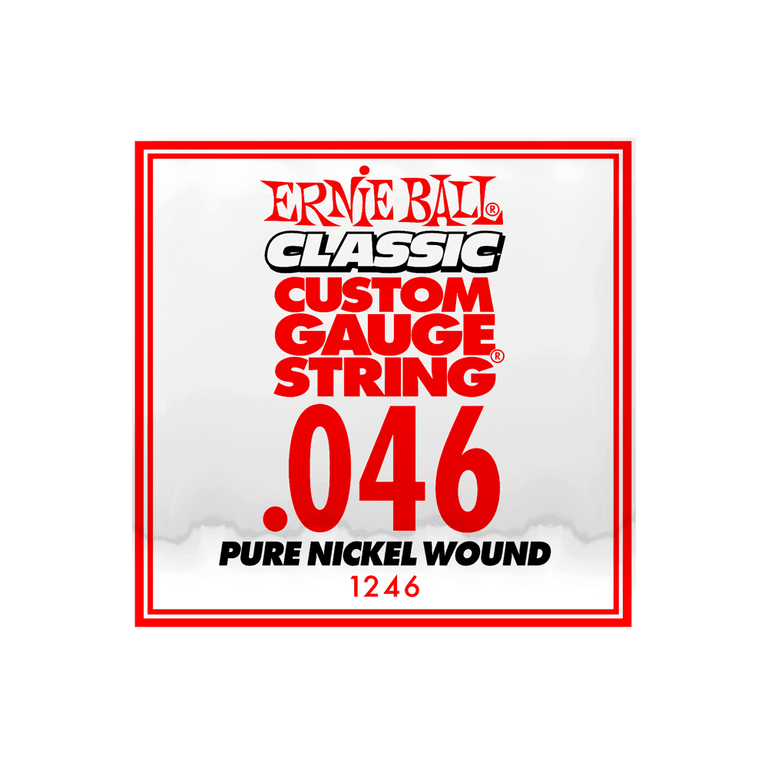 Ernie Ball Classic Slinky Pure Nickel .046w Electric Guitar Single String
