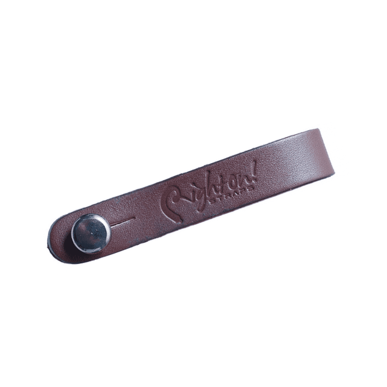 RightOn Acoustic Headstock/Neck Strap Link, Brown