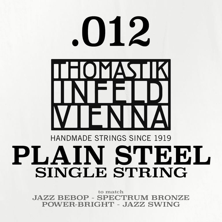 Thomastik-Infeld Brass Plated Steel Single String .012