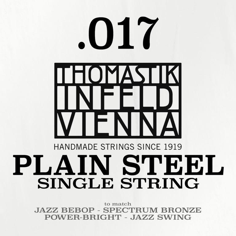 Thomastik-Infeld Brass Plated Steel Single String .017