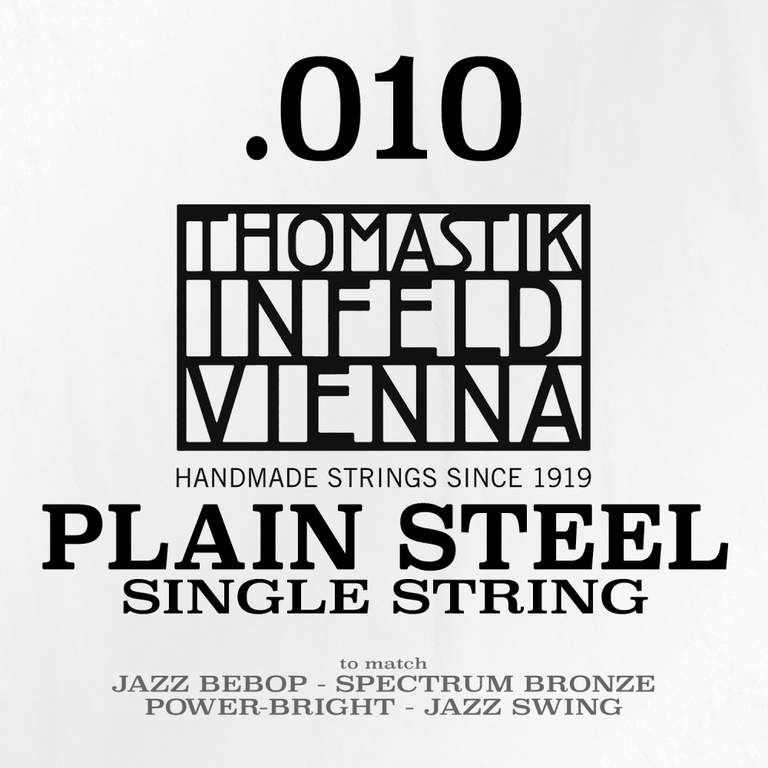 Thomastik-Infeld Brass Plated Steel Single String .010