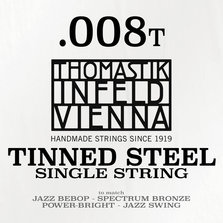 Thomastik-Infeld P08T Tin-Plated Steel Single String .008