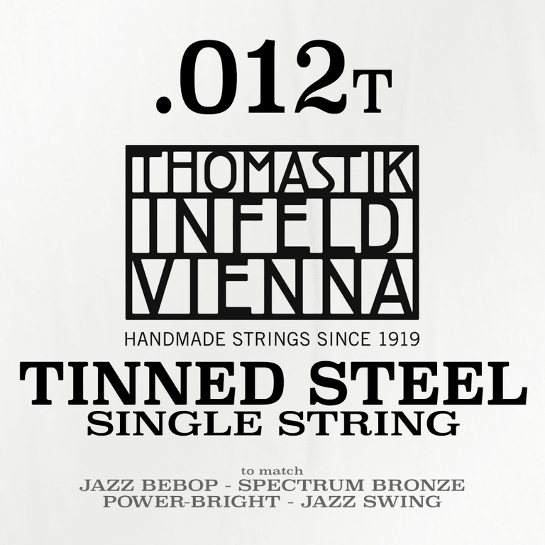 Thomastik-Infeld P12T Tin-Plated Steel Single String .012