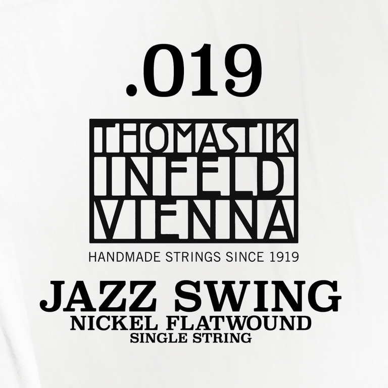 Thomastik-Infeld Jazz Swing Nickel Flatwound Single String .019