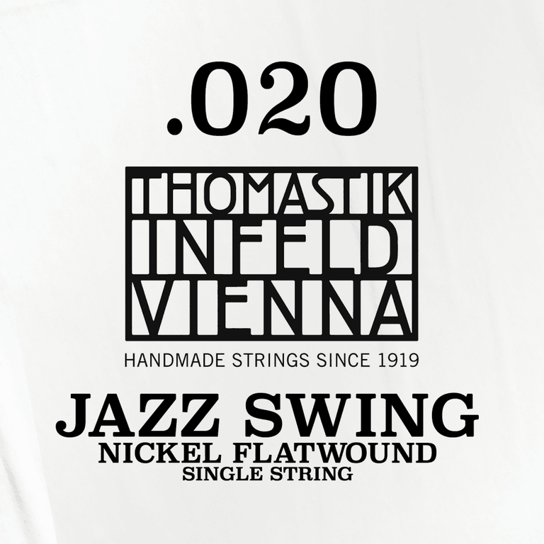 Thomastik-Infeld Jazz Swing Nickel Flatwound Single String .020