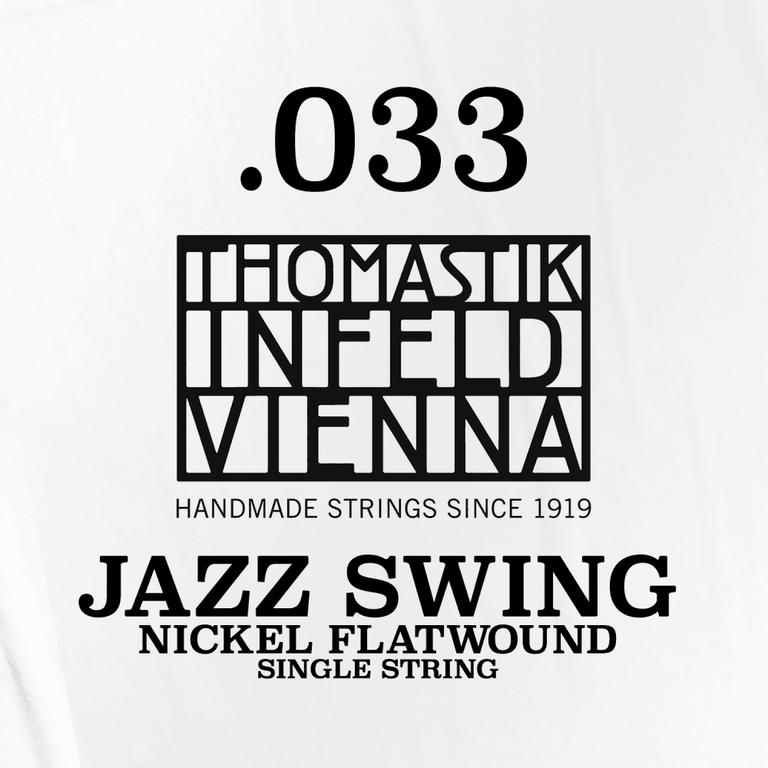 Thomastik-Infeld Jazz Swing Nickel Flatwound Single String .033
