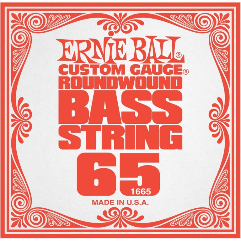 Ernie Ball Slinky Bass Nickel Wound .065 Bass Guitar Single String